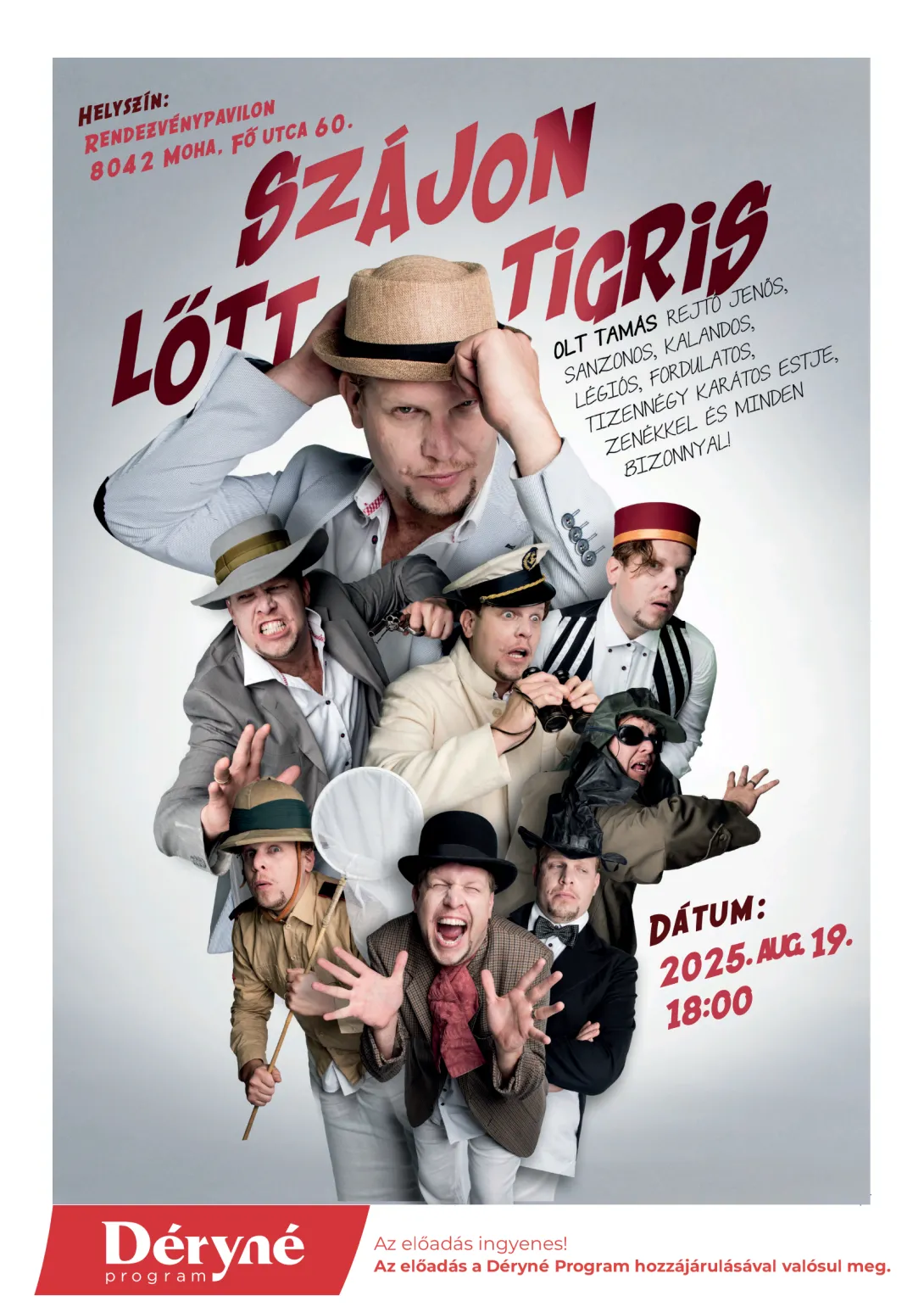 Szájon lőtt tigris